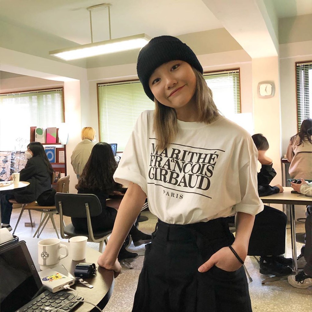 Áo phông Marithe Unisex giống Jennie BLACKPINK và Beomgyu TXT