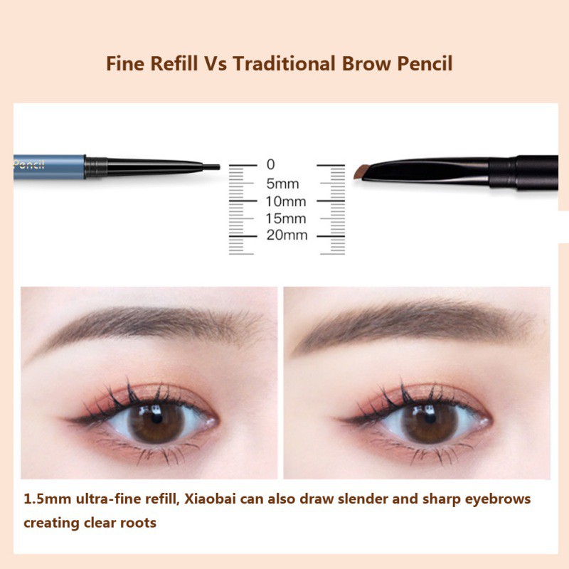 [Hàng mới về] Bút kẻ mày 2 đầu cho chân mày tự nhiên sắc nét thiết kế 2 trong 1 | BigBuy360 - bigbuy360.vn