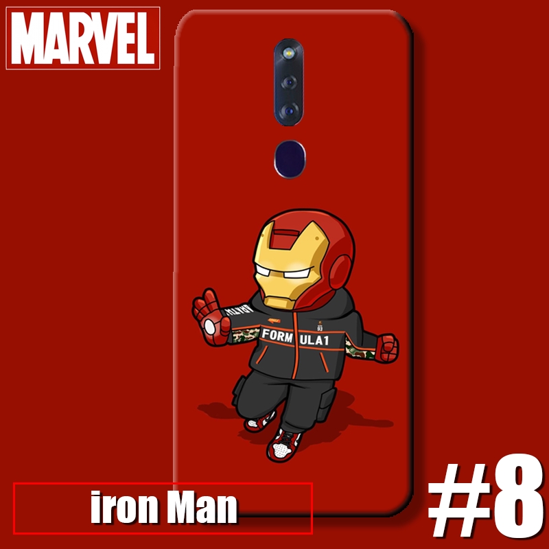 Ốp lưng case OPPO F11 PRO F9 RENO 10X ZOOM Realme3 Realme X 3 PRO C2 A1KCartoon lovely The Avengers Spiderman iron Man