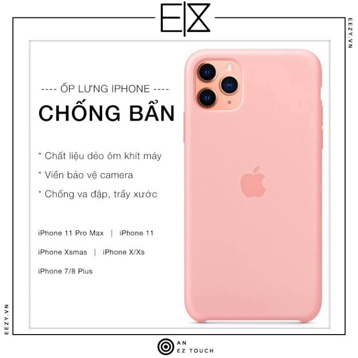 ỐP CHỐNG BẨN IPHONE 11 PRO MAX XS MAX XR 7 PLUS 8 PLUS MÀU VÀNG HỒNG PINK CHỐNG SỐC CAO CẤP VIỀN BẢO VỆ CAMERA