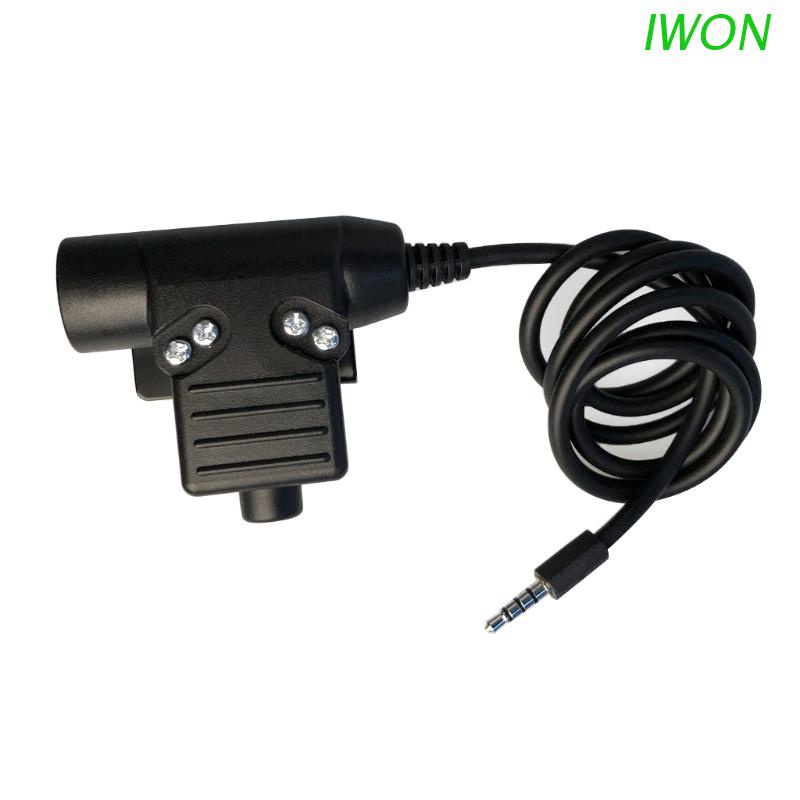 Đầu Chuyển Đổi Tai Nghe Quân Đội Iwon U94 Ptt 3.5mm Cho Iphone