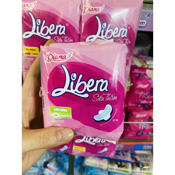 Gói Băng Vệ Sinh Libera Siêu Thấm Siêu Mỏng Có Cánh/không cánh