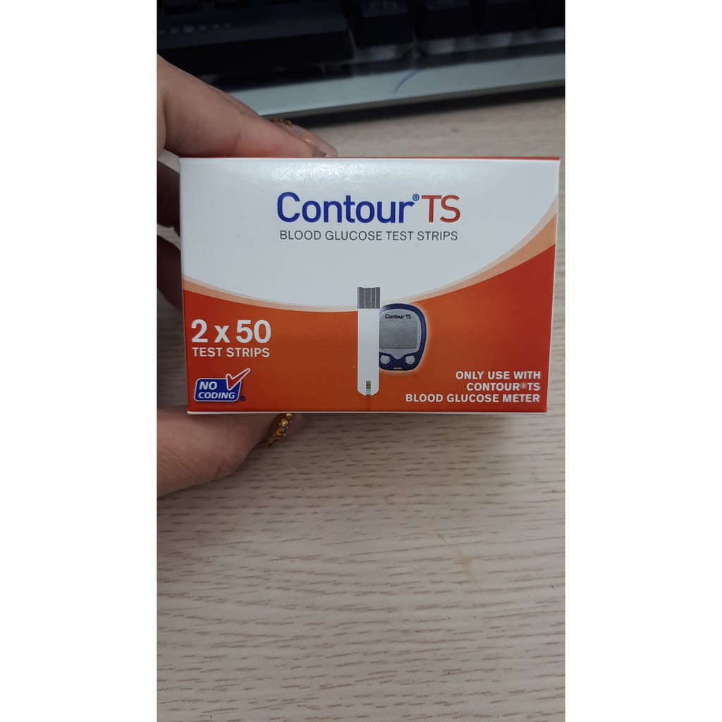 Que Thử Đường Huyết Bayer Contour TS [Hộp 50 và 100 que]