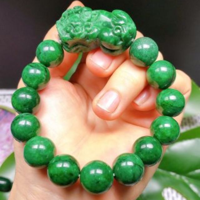 Vòng Tay Tỳ Hưu Đ.á Sơn. Thủy 14 Ly