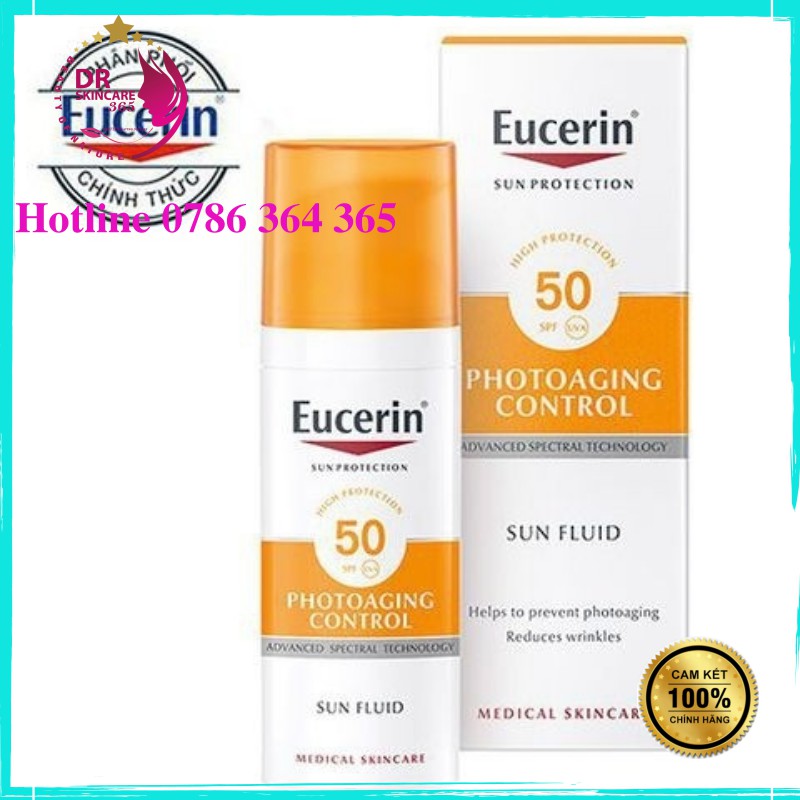 [BEST SELLER] EUCERIN Kem Chống Nắng Giúp Ngăn Ngừa Lão Hóa Da Eucerin Sun Fluid Photoaging Control SPF 50+( 50ML)