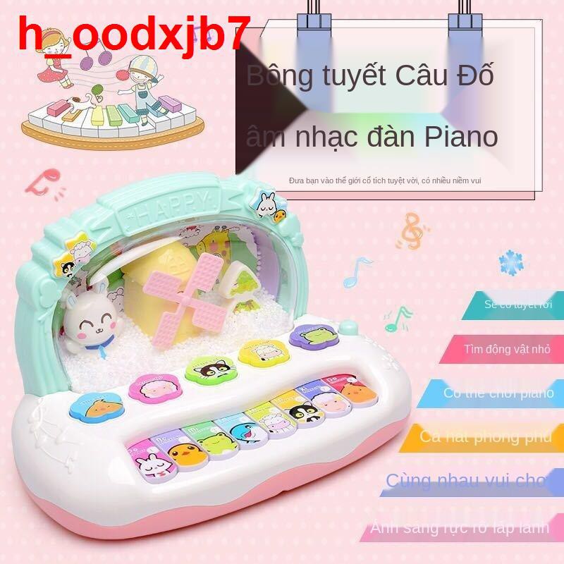 Piano âm nhạc trẻ em 0-1-3 tuổi sơ sinh và nhỏ giáo dục sớm điện tử cho bé 6-12 tháng đồ chơi trai gái 2-4