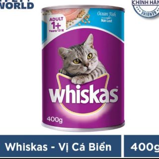 Thức ăn khô cho mèo vị cá biển whiskas 400g