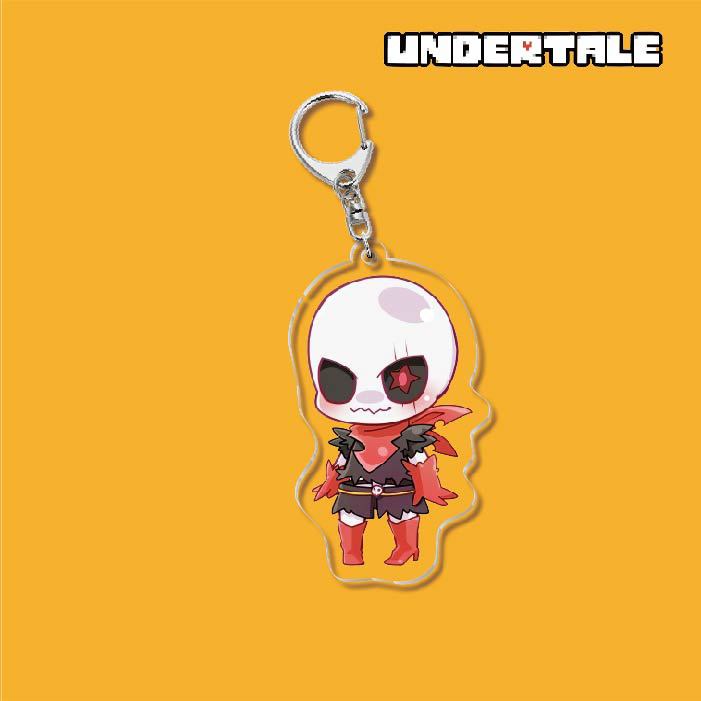 Móc khóa IN HÌNH Undertale mica trong acrylic anime game chibi xinh xắn dễ thương