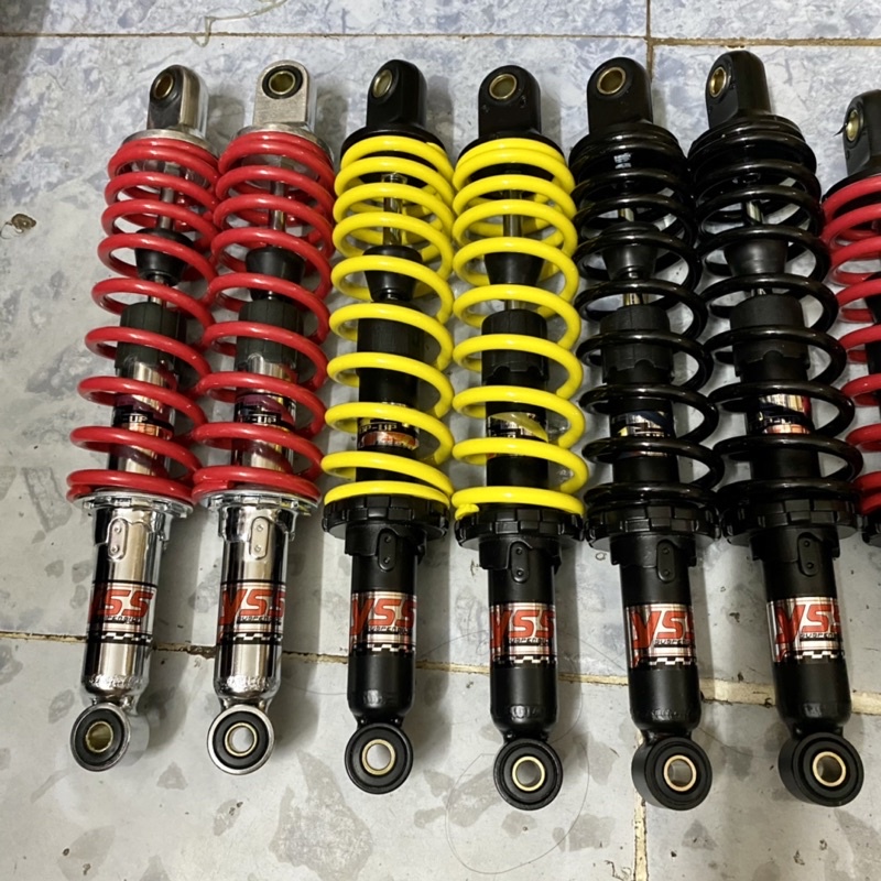 Phuộc nhún sau Yss cho các con xe số Dream Wave Sirius Jupiter Taurus Axelo Ellegant RSX Win 100 Cub ...