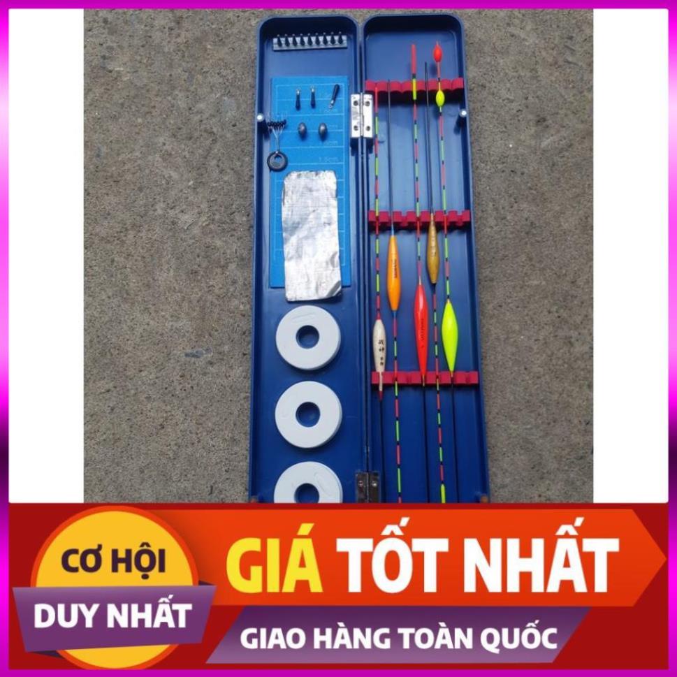 [Xả Kho 3 Ngày] hộp đựng phao câu cá kèm phao và phụ kiện