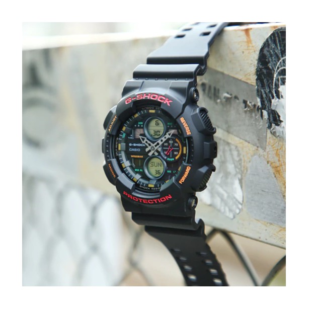 Đồng Hồ Casio Nam Dây Nhựa GSHOCK GA-140-1A4 Chính Hãng
