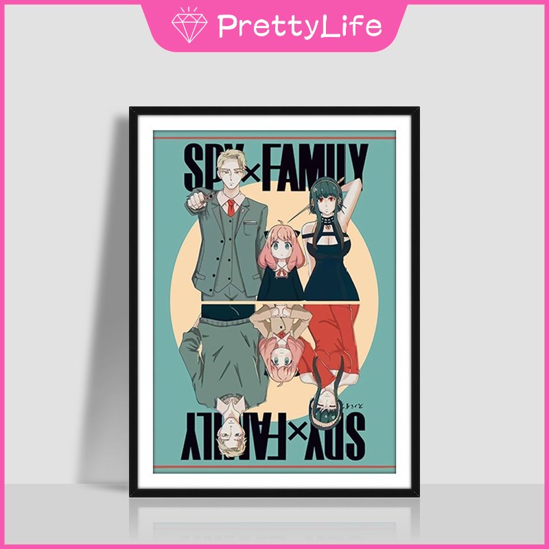 Bộ Tranh Đính Đá 5D Tự Làm Kích Thước 30X40Cm Hình Anime