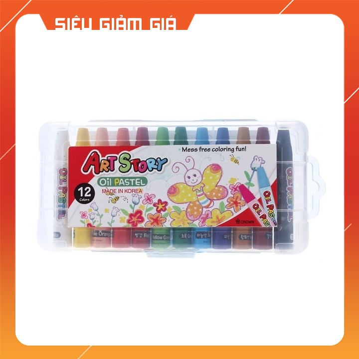 Bút sáp dầu 12 màu