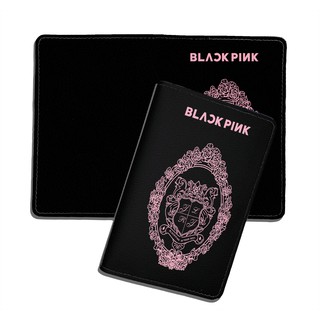 Ví hộ chiếu/ ví passport logo Black Pink - thiết kế theo yêu cầu