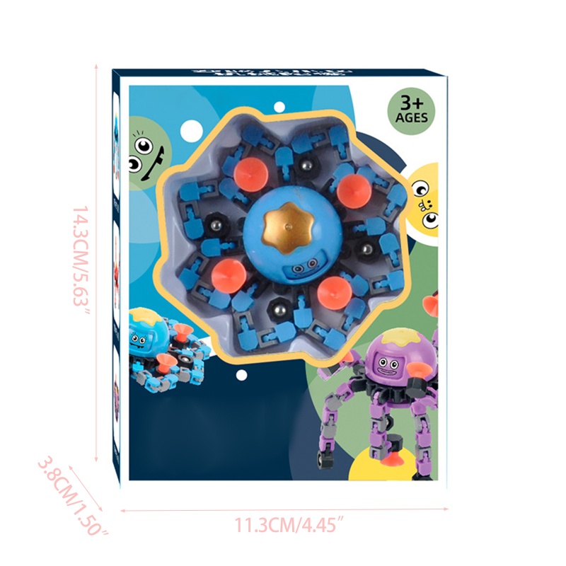 Con Quay Đồ Chơi Fidget Spinner HìNh BạCh TuộC WMMB GiúP GiảM Stress