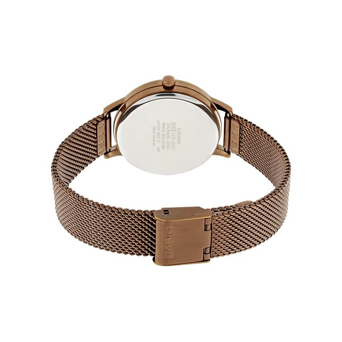 Đồng Hồ Nữ Casio Standard LTP-E157MR-9AVDF Dây Kim Loại Chính Hãng