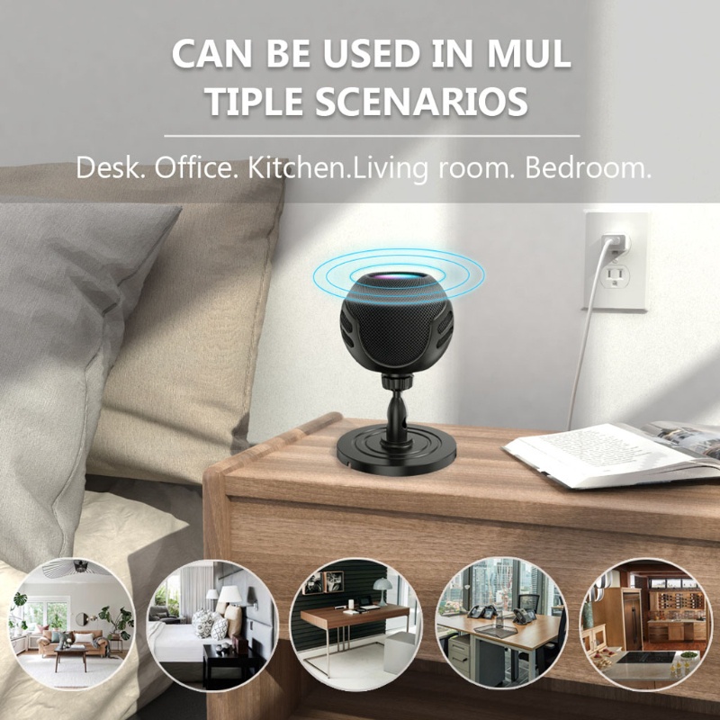 Máy Tính Bảng Xoay 360 Độ Thông Dụng° Giá Đỡ Loa Để Bàn Cho Echo Dot 4th Gen / HomePod Mini