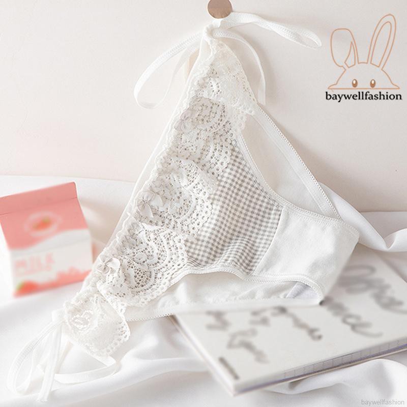 Quần Lót Cotton Lưng Thấp Thắt Dây Cho Nữ | BigBuy360 - bigbuy360.vn
