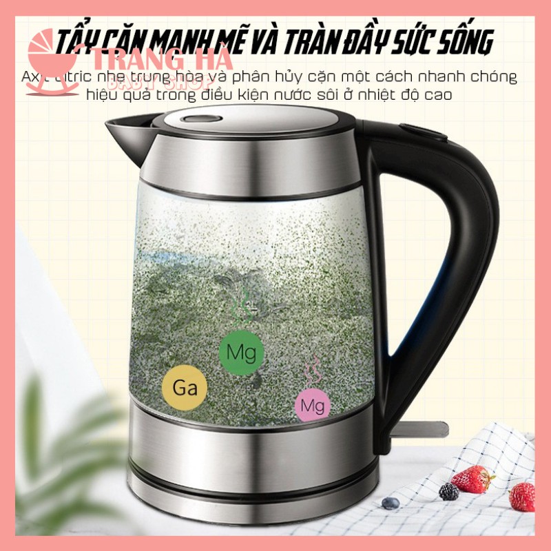 ⚡𝑺𝑰𝑬̂𝑼 𝑲𝑯𝑼𝒀𝑬̂́𝑵 𝑴𝑨̣𝑰⚡Bột Tẩy Cặn Vôi Canxi Ấm Đun Nước, Phích Giữ Nhiệt, Bình Nóng Lạnh (1 gói)