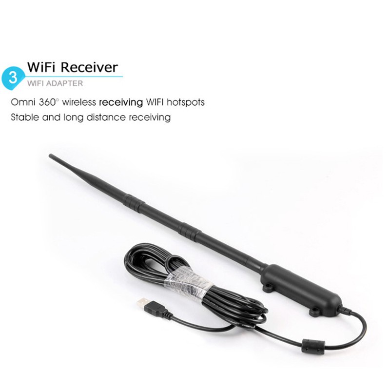 Outdoor High Power WiFi Router USB Adapter Long Range Antenna Signal