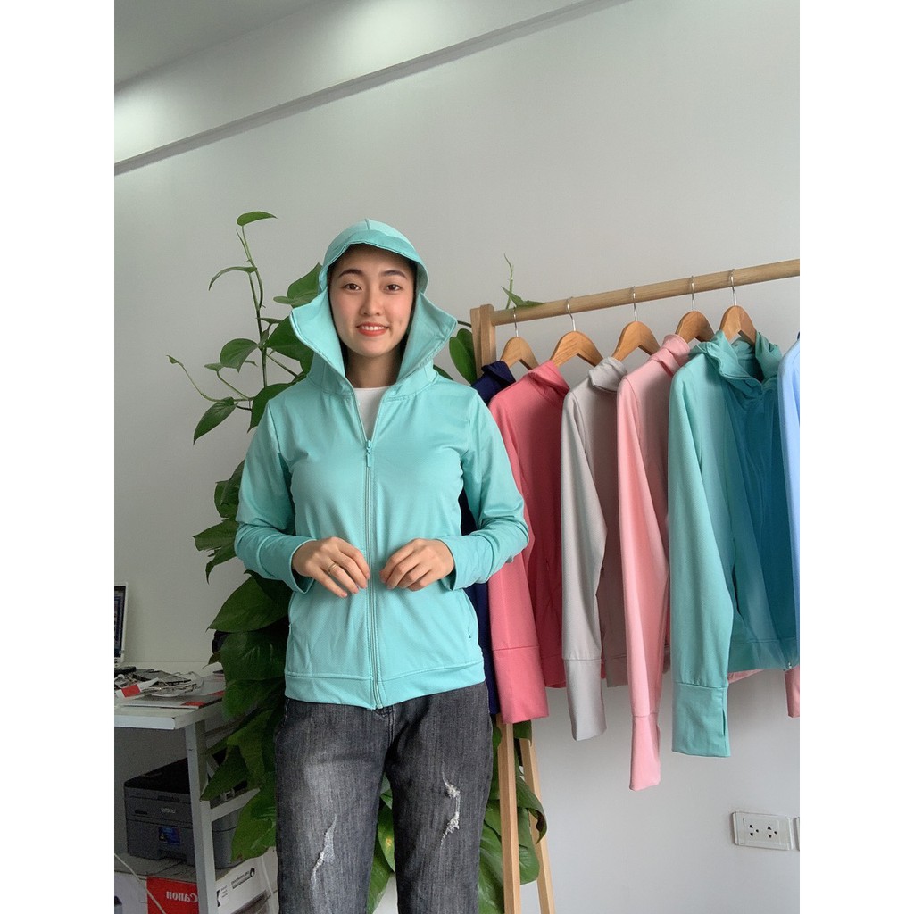 ÁO Chống Nắng Nữ Chống Tia UV,Chất Kim Xa Mát Lạnh