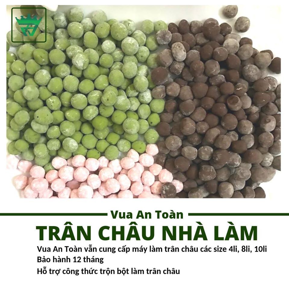 Máy Vo Viên Trân Châu Bán Tự Động Saki Làm 20kg Trân Châu 1 Giờ