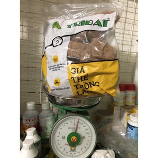 Xơ dừa miếng Tribat ✅ Giá thể trồng phong Lan (gói cỡ 200 gr)