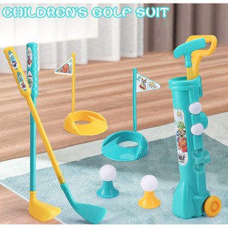 BỘ ĐỒ CHƠI ĐÁNH GOLF NHỰA CỨNG CAO CẤP CHO BÉ