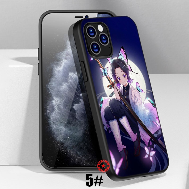 Ốp Lưng Mềm TE22 Demon Slayer Shinobu Kochou Cho iPhone 13 12 Pro Max Mini XS Max X