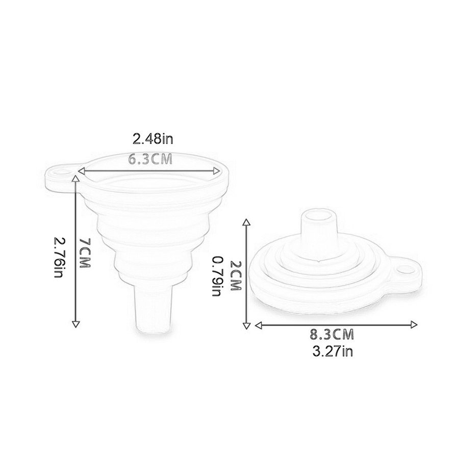 Phễu Silicon Gấp Gọn Tiện Lợi