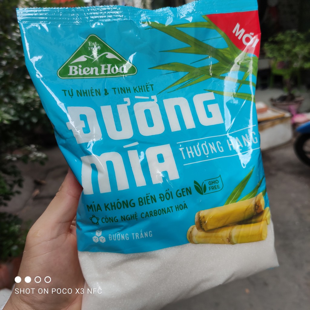 Đường mía - đường cát Biên Hòa gói 1kg (nhiều loại)