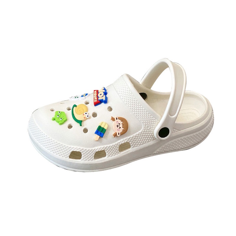 Dép Bít Mũi Đế Dày Tăng Chiều Cao 2022 Thời Trang Mùa Hè Mới Cho Nữ