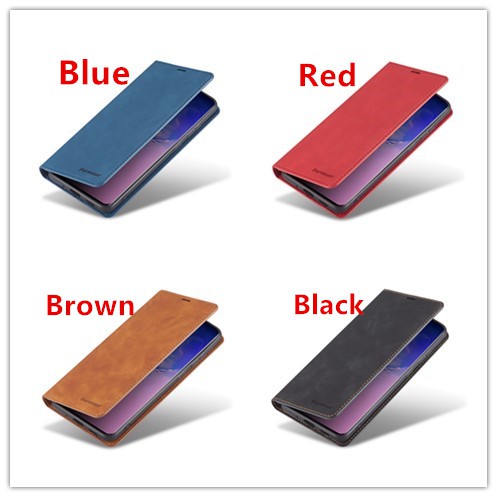 Bao da điện thoại kiểu nắp gập kèm ngăn đựng thẻ sang trọng cho SAMSUNG A01 A21 A51 A71 A81 A91 | BigBuy360 - bigbuy360.vn