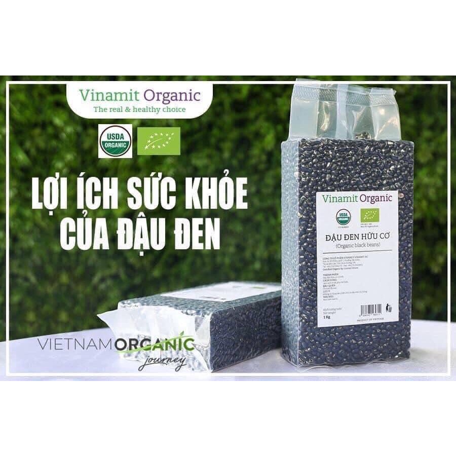 ĐẬU ĐEN XANH LÒNG HỮU CƠ VINAMIT 1Kg