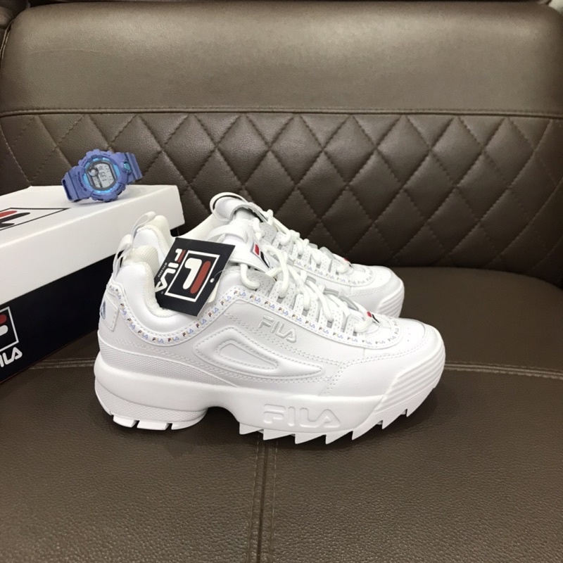 Giày Sneaker Fila Disruptor Tape Us Bản Da Thật 💯% Chính Hãng