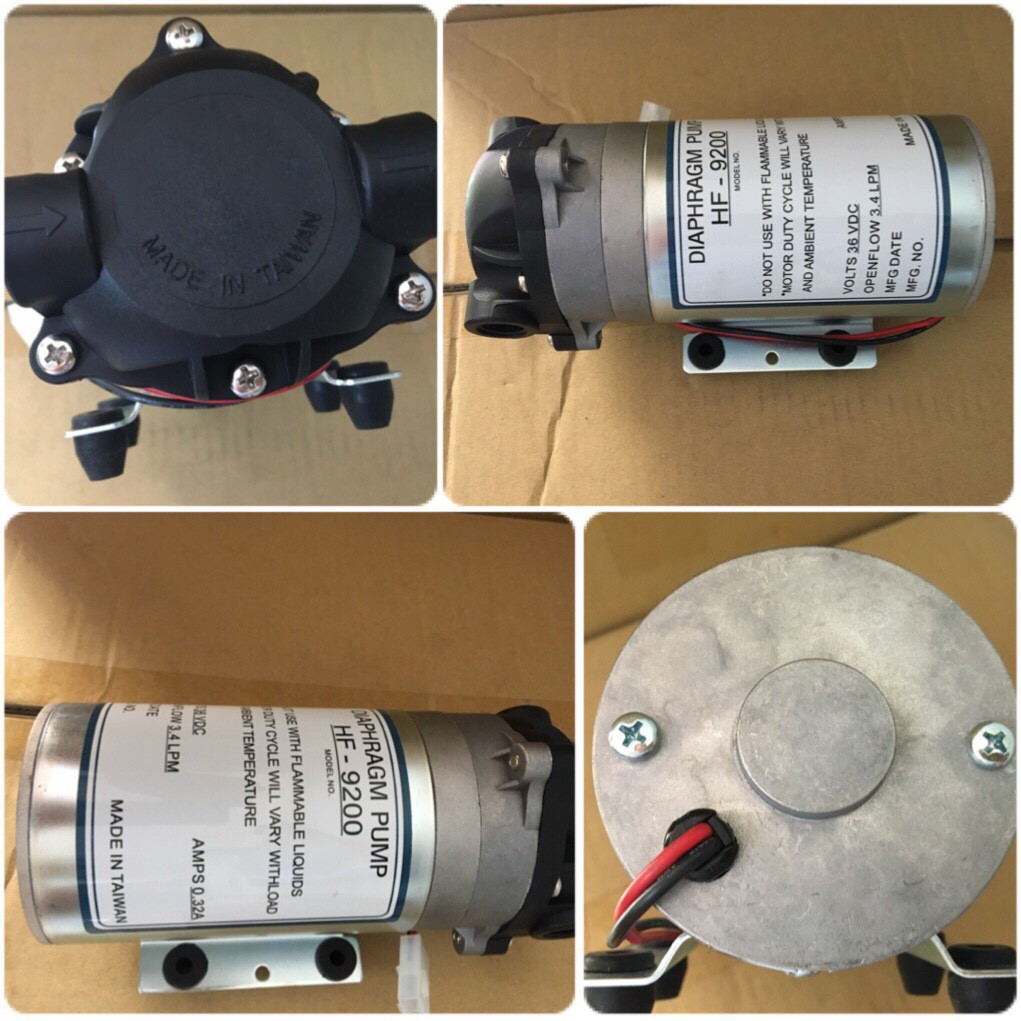 Máy bơm phun sương 9200 36V, Máy Bơm Lọc Nước Công Suất Lớn HF 9200, Bơm Lọc Phụ Trợ Máy Kiềm
