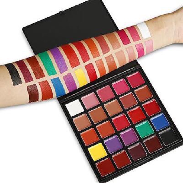 Bảng son 25 Màu Chuyên Nghiệp Chất Son Lì Lâu Trôi  ( Hàng Nội Địa Chính Hãng )
