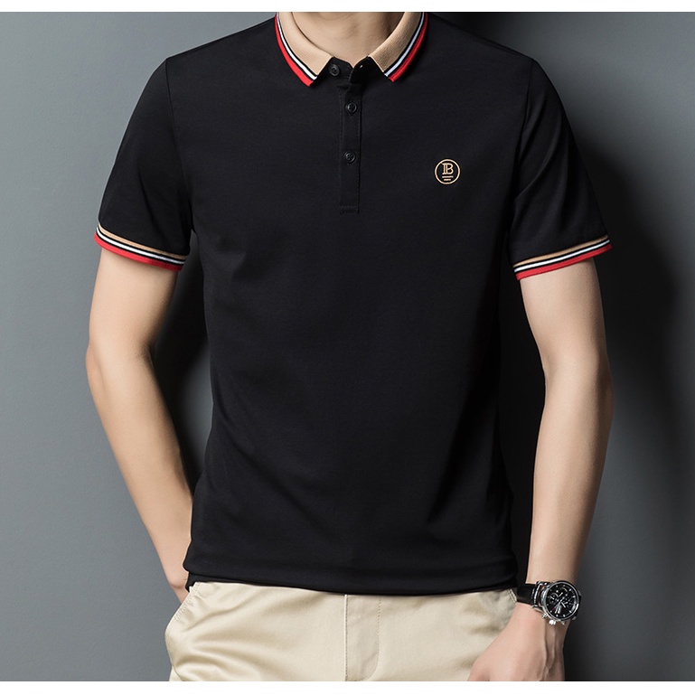 Áo POLO Nam Burberry Cao Cấp Cổ bẻ Ngắn Tay Hàng Hiệu Thời Trang Cao Cấp Hè 2022