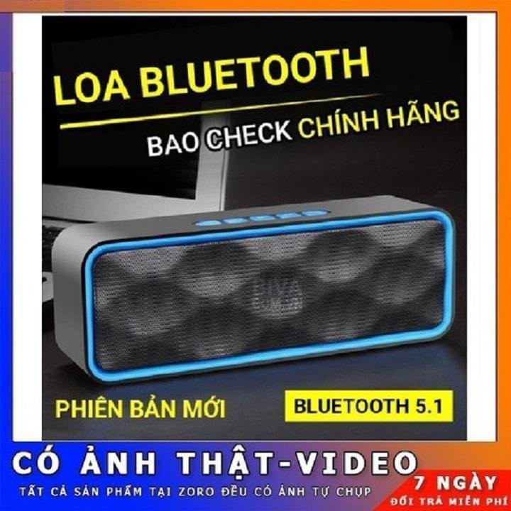 Loa bluetooth Cầm Tay Sc211, phong cách thời trang, tích hợp khe cắm USB + FM, phát âm thanh to và rõ