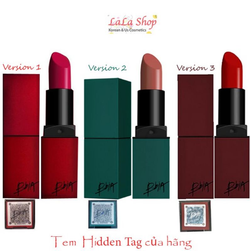 Son thỏi Bbia ver 3 màu 15 đỏ cam