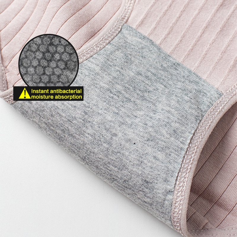 Quần Lót Cotton Lưng Vừa Thoáng Khí Thoải Mái Cho Nữ Se