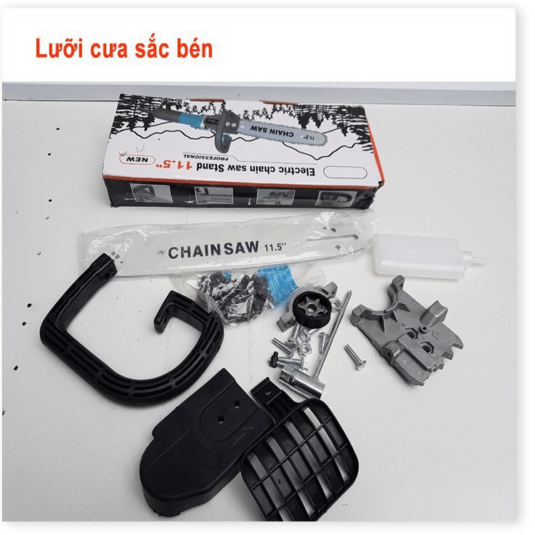 [Giá Sốc] Lưỡi cưa xích gắn máy mài CHAIN SAW - luoi cua xich gan may mai - Có bình tra dầu tự động gắn liền