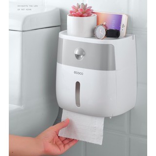Hộp đựng giấy vệ sinh 2in1 Ecoco