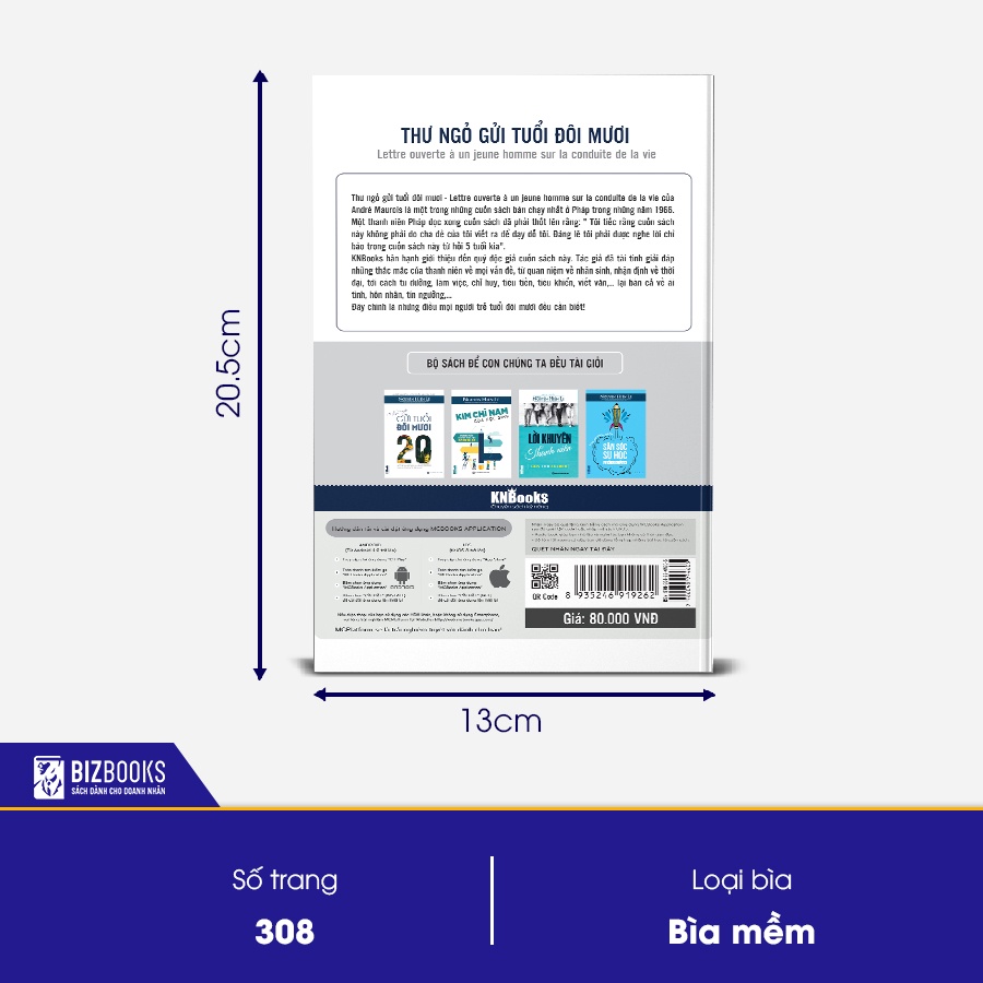 BIZBOOKS - Sách Thư ngỏ gửi tuổi đôi mươi