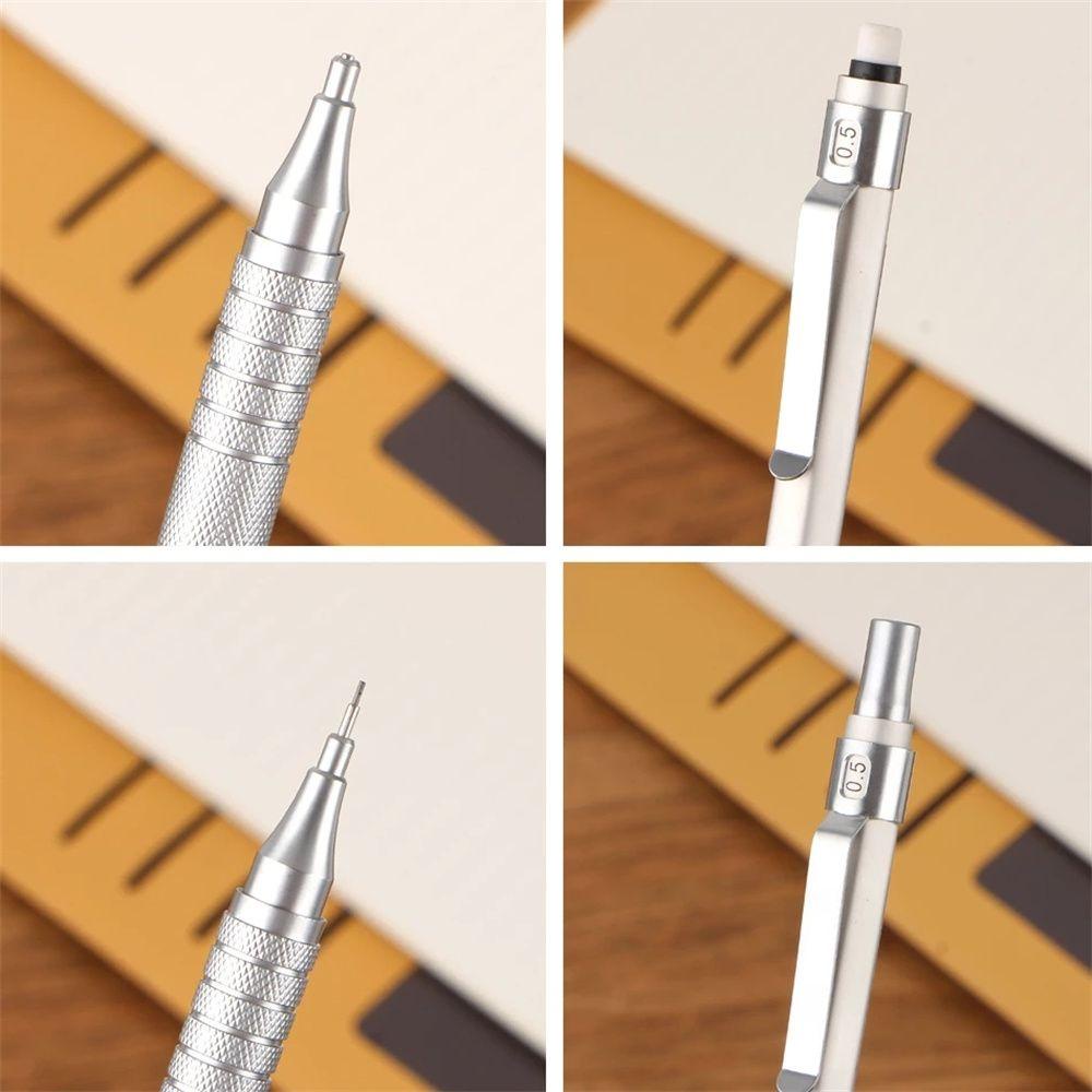 PEWANY Bút Chì Bấm 0.5mm Vỏ Kim Loại Chất Lượng Cao
