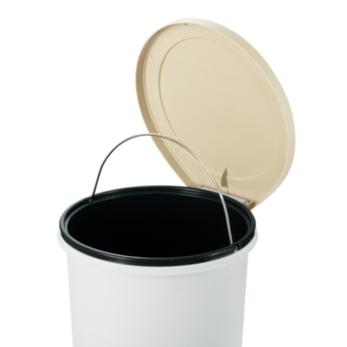 Thùng rác đạp tròn 12L (có lõi) inochi, nhựa nguyên sinh, ngăn mùi hôi, kháng khuẩn - Giao màu ngẫu nhiên