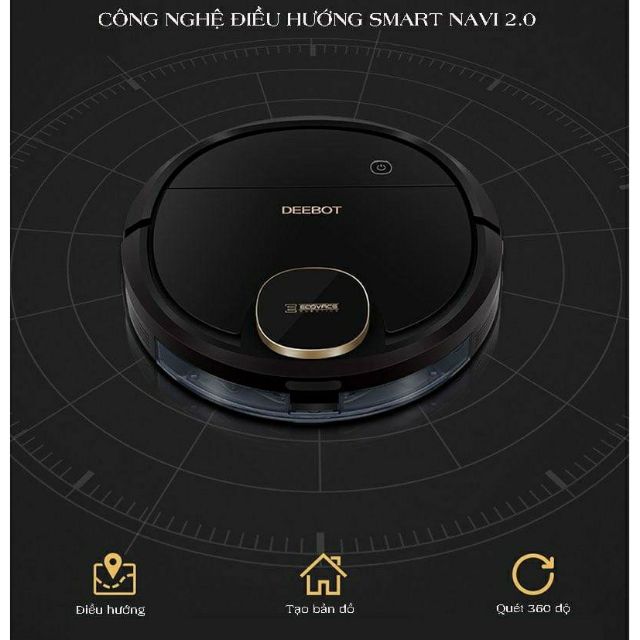 ROBOT HÚT BỤI LAU NHÀ ECOVACS DEEBOT DN 520