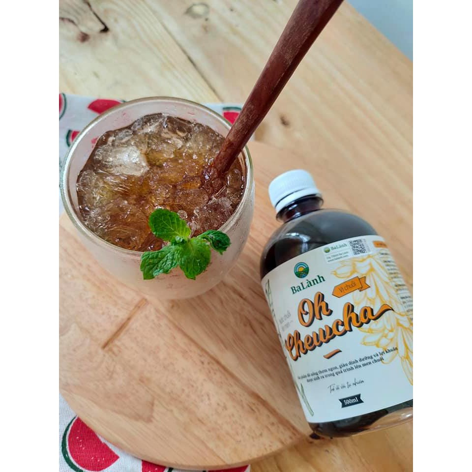 Oh chewcha vị chuối không đường, không chất bảo quản bổ sung dinh dưỡng và lợi khuẩn, cải thiện đề kháng cơ thể