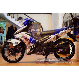 Tem Trùm Exciter 135 Samurai Xanh Gp