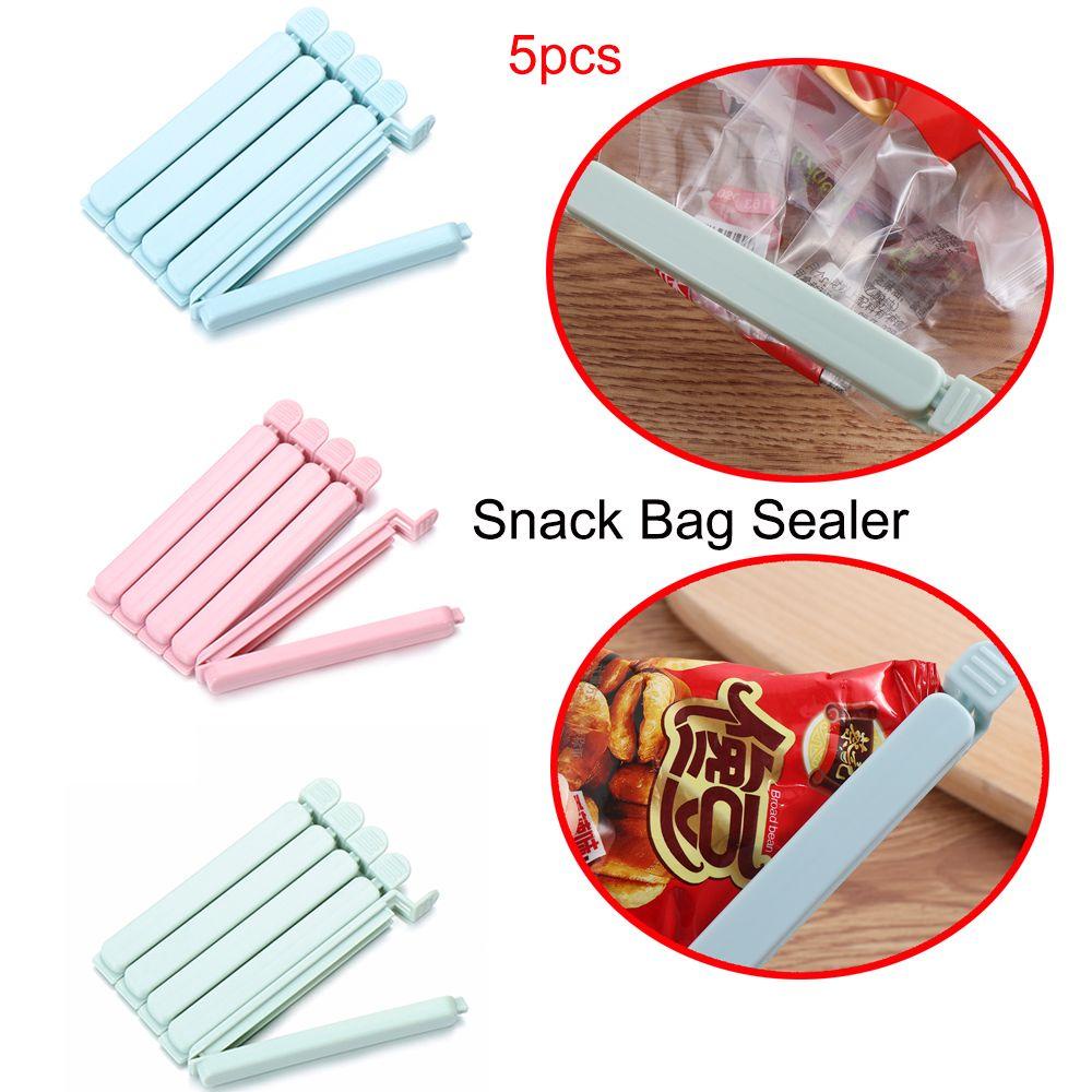 Set 5 Kẹp Miệng Túi Thực Phẩm Bằng Nhựa Chất Lượng Cao